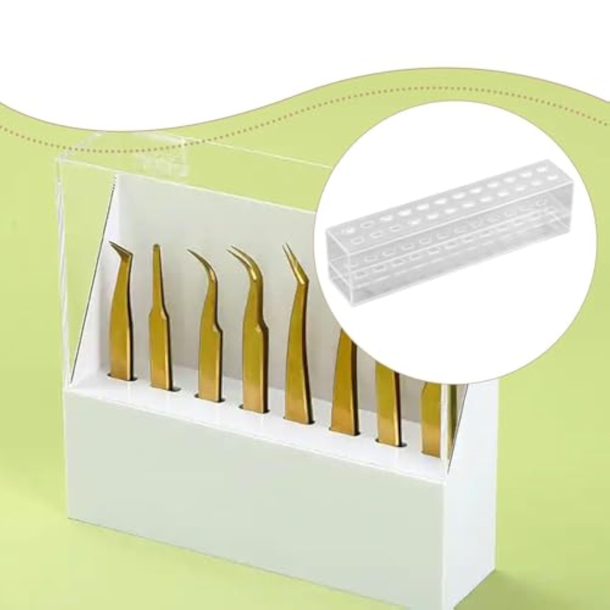 Tweezers Holder Clear Professional Organizer