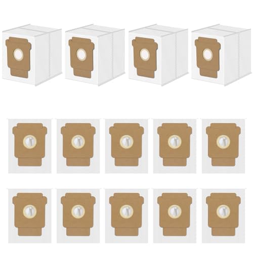 Image of 14 Pack 104 105 Replacement Vacuum Bags Compatible with iRobot Roomba 105X /415X /505X /106 /108 Combo, Plus 405 /504 /505 /507 Combo, 105 Vac /Max 705 Vac Clean Base Automatic Dirt Disposal Bags