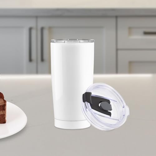 Tapas para vasos resistentes a salpicaduras con sello hermético PRETYZOOM reutilizables 6