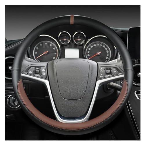 Couvre Volant Housse De Volant Voiture en Cuir PU, Accessoires D'intérieur pour Opel pour Astra J 2010–2015 pour Meriva Accessoires Décoration...