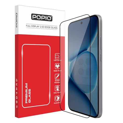 Image of POPIO Military-Grade Gorilla Tempered Glass for Redmi Note 15 Pro | 9H Hardness, Edge-to-Edge, Bubble-Free