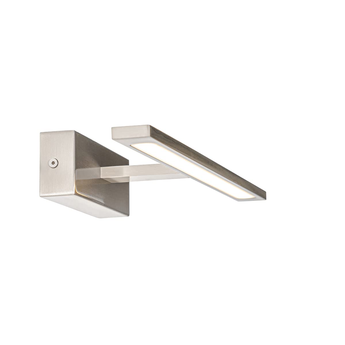 LED Applique murale 1 lumière L 41.5 cm Acier Design éclairage intérieur Salle de bains