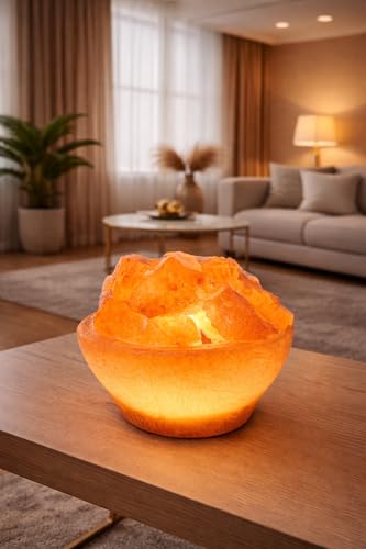 Image of Mystery & Magic of Soul Natural Himalayan Pink Rock Salt Firebowl I Lamp 3-4 Kg (FireBowl)