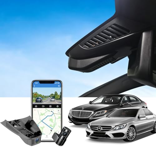 Mercedes-Benz Dash Cam for GLC 300 & C Class,4K+1080P Dash