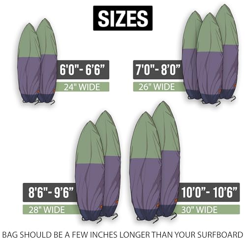 image for Ho Stevie! Canvas Surfboard Bag Cover - No Melted Wax on Car - Sun/Din