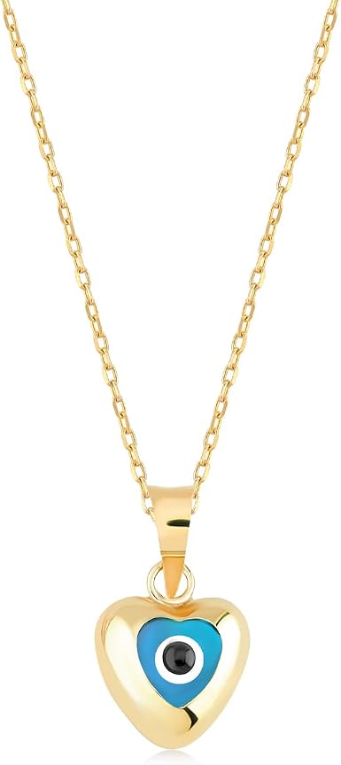 Gelin 14k Yellow Evil Eye Pendant 