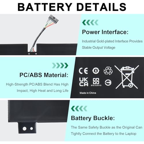 Batterie longue durée BTY-M492 compatible MSI Katana GF66 GF76 Pulse