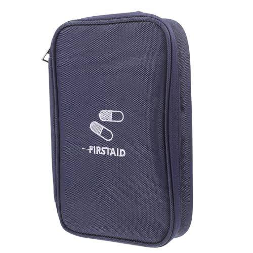 Abaodam Trousse de Premiers Secours Portable en Tissu Oxford Fermeture Éclair, Facile à Laver, pour Activités D'extérieur et Voyage, Paquet de Secours Compact et Léger