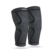 Ginocchiera A Compressione POWERLIX - Uomo E Donna - Supporto Per Corsa Basket Pesi Palestra Sport Beige Xl 90138789