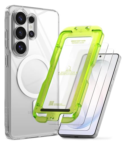 Coque Samsung S26 Ultra antichoc Ringke transparente avec kit verre trempé
