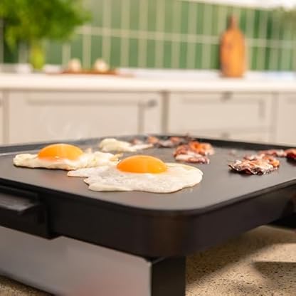 Cecotec Elektrische Grillplatte mit Abnehmbaren Magnetteilen Magnet 1800, 1800W, Aluminium mit Teflonbeschichtung, Antihaft, Spülmaschinenfest, Einstellbarer Thermostat, Große Kochfläche – Bild 6