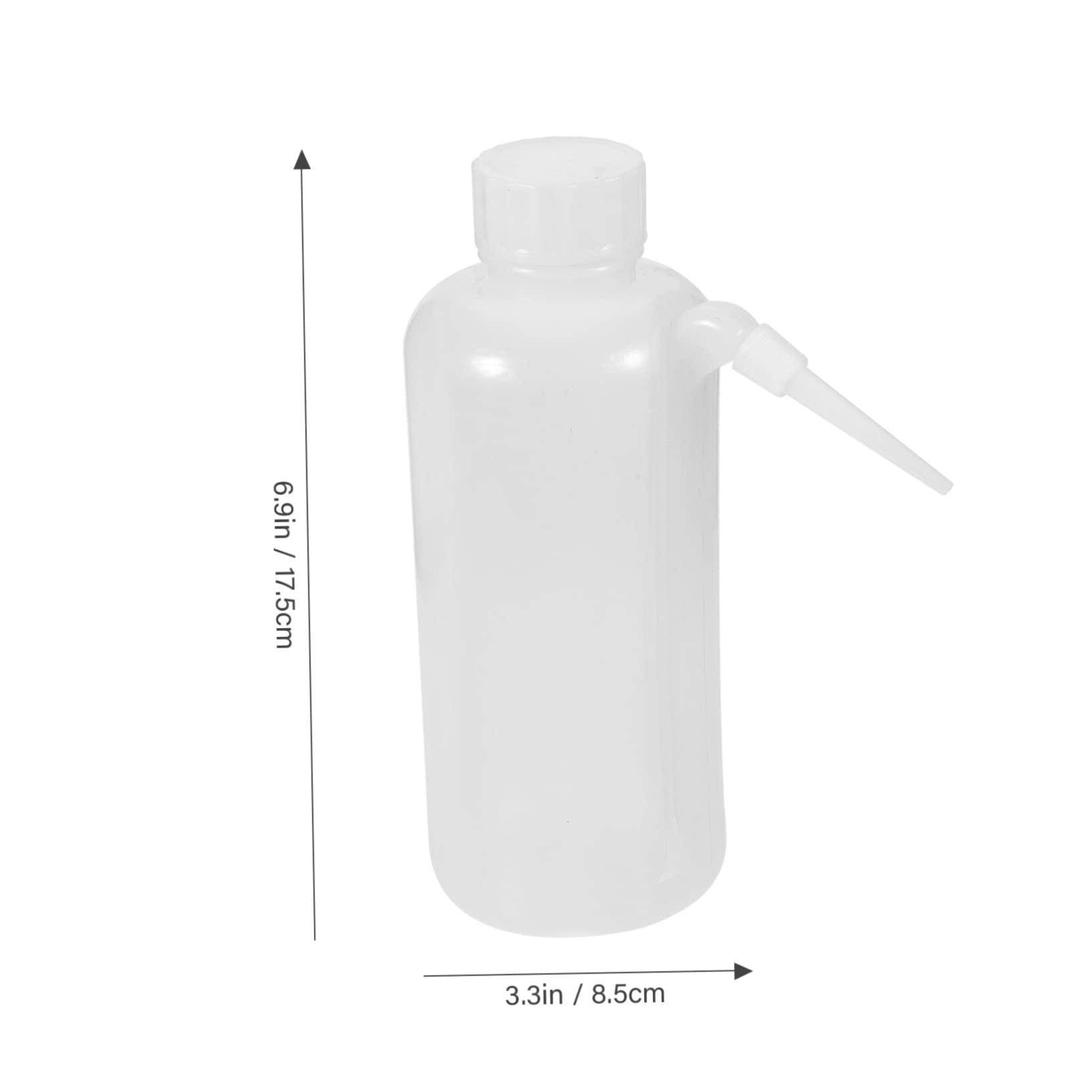 IWOWHERO Flexible Plastic Side Spout Watering Bottles 2pcs Bulk Watering Bottles for Gardening and Cleaning