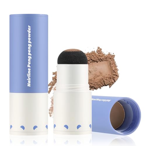 Boobeen Hairline Powder Stick, Retoque de Raíces y Polvo Capilar Portátil, Rellenador de Larga Duración para Cubrir las Canas y el Cabello Ralo