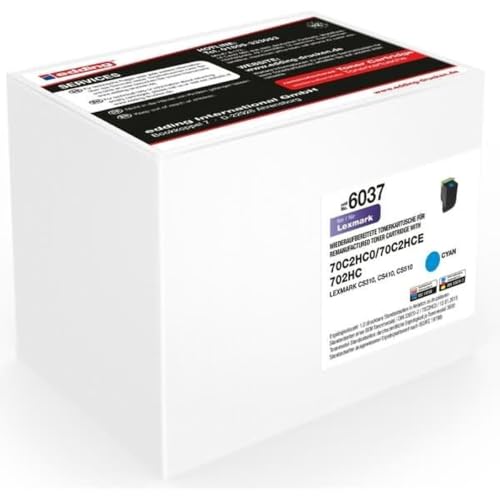 Tóner cian Lexmark 70C2HC0 C compatible con impresoras láser de oficina 3