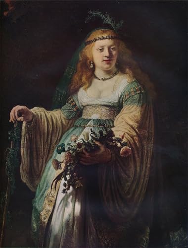 Saskia Van Uylenburgh Rembrandt impression murale premium de 60x90cm