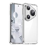 BOKYAS Funda Transparente para Huawei Pura 80 Pro/Pura 80 Pro+/Pura 80 Ultra Carcasa Silicona Antigolpes y Anti-Amarillo con Cojín Esquina Parachoques, Antiarañazos PC Duro Respaldo, Transparent BOKYAS Funda Transparente para Huawei Pura 80 Pro/Pura 80 Pro+/Pura 80 Ultra Carcasa Silicona Antigolpes y Anti-Amarillo con Cojín Esquina Parachoques, Antiarañazos PC Duro Respaldo, Transparent