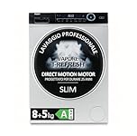 Haier I-Pro Serie 7 Lavasciuga Slim 8+5 Kg, Libera Installazione, Carica Frontale, 59,5 x 56 x 85 cm, 1400 Giri, Classe A/D, Trattamento Antibatterico, Rilevamento Carico, Bianca - HWD80-B14979
