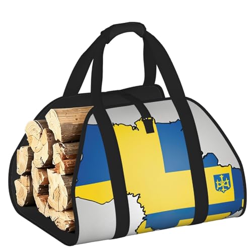 Accessoires pour poêle à bois : sac de transport de bois de chauffage Map02