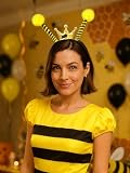Tressify Bienen Stirnband mit Krone und Antennen, Hummel Kostüm Kopfschmuck für Damen und Herren, Bienen Antenne Stirnband für Halloween Party, Festival, Cosplay und Themenveranstaltungen