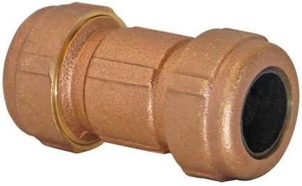 Ez-Flo 20521 Compression Coupling - Brass 3" Short Pattern