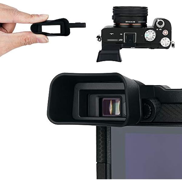 Kiwifotos Miękka muszla oczna okular kompatybilny z wizjerem Sony Alpha a7C