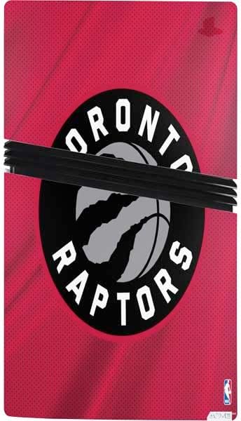 Skinit Decal Gaming Skin Compatible with PS5 Pro Console - Officially Licensed NBA Toronto Raptors Logo Design