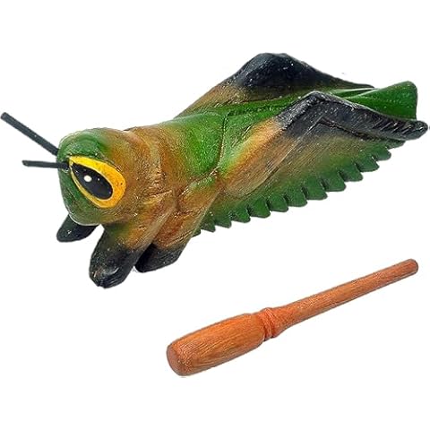 GOGHOST Wooden Cricket Guiro Rasp Instrument Cover