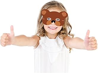 Party Propz Animal Eye Mask - Animals Mask For Kids Face | Jungle Theme Birthday Decoration | Jungle Mask For Boys Girls | Birthday Decoration