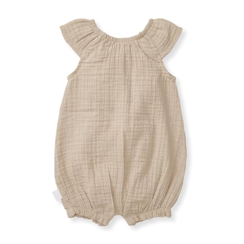 Burt's Bees Baby baby-girls Bubble Romper, 100% Organic Cotton One-piece Bubble Shortall and Layette Set Girl Outfit2
