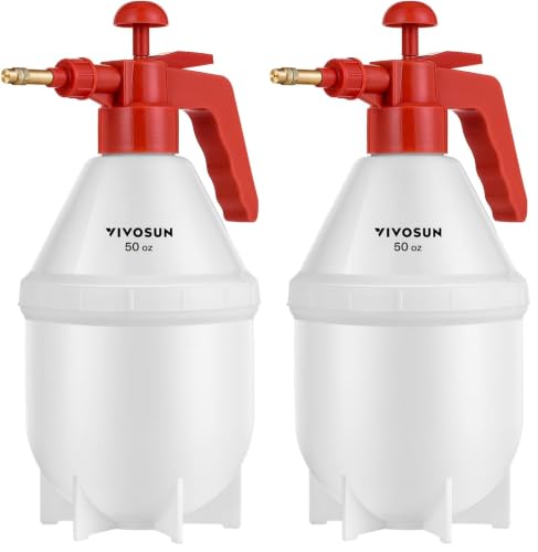 Image of VIVOSUN 50oz Pump Sprayer, Handheld Garden Water Sprayer Bottle (Pack of 2)