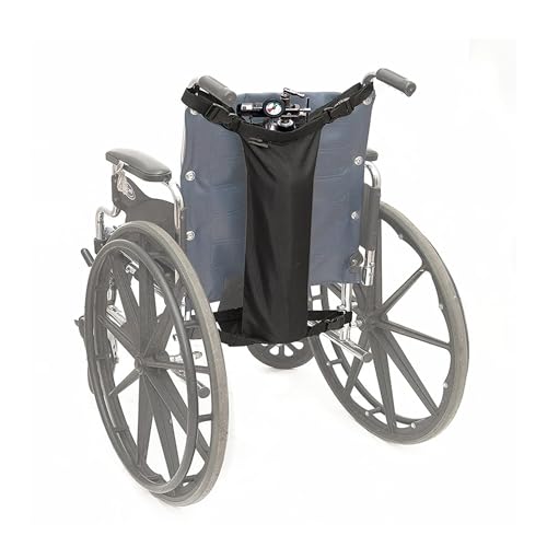 Sac bouteille oxygène fauteuil roulant pour éviter chutes et encombrement