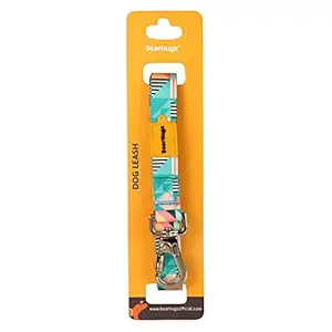 BearHugs Printed Dog Leash Durable, Lightweight with Good Grip & Comfortable (Pack of 1, Abstract - 1.5 Meter)