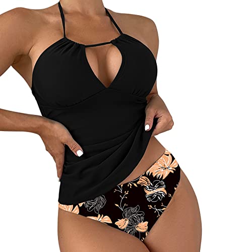 Soutien-gorge push-up rembourré sur ce bikini sexy noir taille L