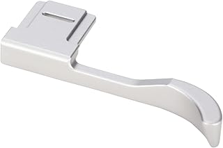 AKIROOD Metal Thumb Up Hand Grip for Fujifilm Fuji X100V Digital Camera Silver