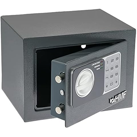 Caja fuerte pequeña HMF 46126-11 con cerradura de combinación Cover