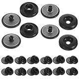 Hemobllo 100 Stück Kunststoff Druckknöpfe ohne Nähen für Kinderkleidung Kleine Größe Selbstgemacht Basteln Rostfrei Praktische Befestigung