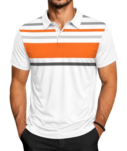 Image of ZITY Golf Polo Shirts for Men Short Sleeve UPF 50+ Athletic Tennis T-Shirt