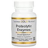 California Gold Nutrition Proteolytic Enzymes, 90 Delayed Release Veggie Capsules