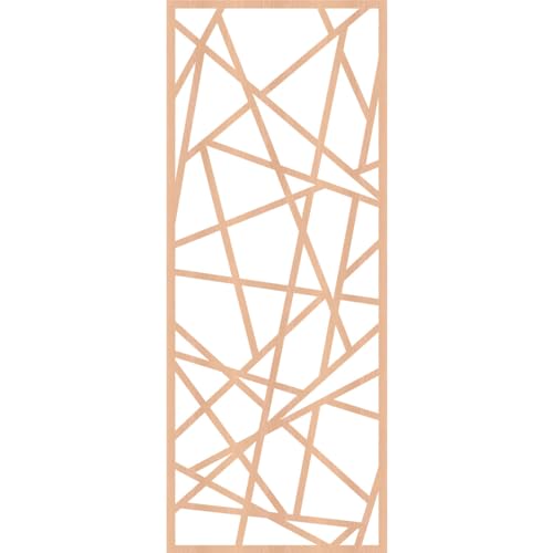 Image of Conway Decorative Pierced Fretwork Wood Wall Panels, 11 3 /8 inchW x 29 3 /8 inchH x 1 /4 inchT, Alder