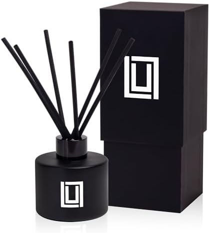 Lulu Candles | Reed Diffuser Set | White Jasmine & Green Tea | 6 Reed Sticks | Scent Diffuser for Bedroom Bathroom Living Room & Office (4.2 FL Oz.) - Thumbnail 3