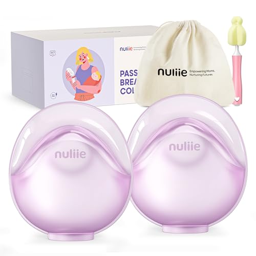 Image of Nuliie 2 PCS Silicone Breast Milk Collectors for Breastfeeding Leak-Proof, 3oz/90ml Portable Milk Catcher, BPA-Free Soft Breast Shell, Wearable Manual Breast Pump for Newborns Essentials