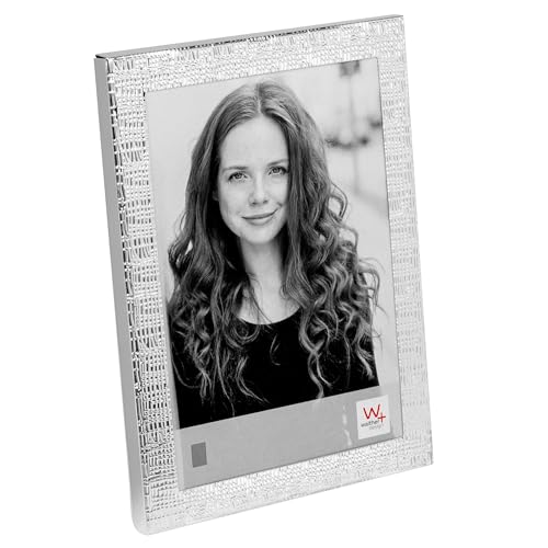 walther design Mirja AB520S - Cornice Verticale in Alluminio, Argentata, 15 x 20 cm