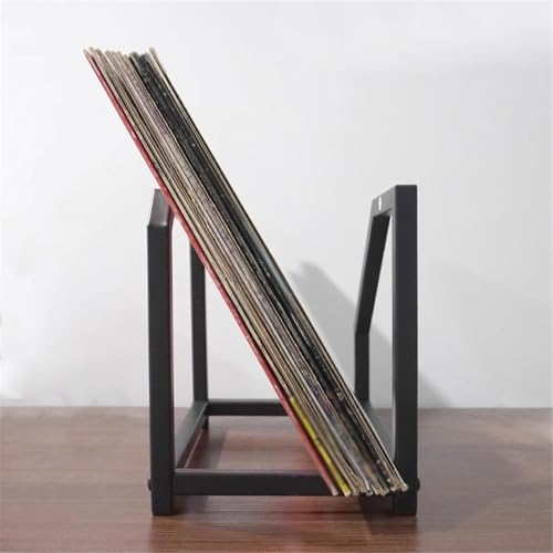 Expositor de discos CD de metal con diseño premium de mesa 4