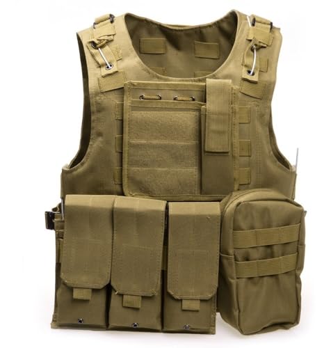 Colete Esportivo A56 com Fixação Modular para Airsoft, Paintball e Cosplay | Leve e Ajustável