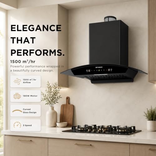 Image of Faber Delight Pro 75 cm Plug & Play Autoclean Chimney | Free Installation |1500 m /hr Suction | Filterless | Zero Maintenance cost on Filters for 2 years | 12 Years warranty on Motor