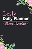  Lesly : Planner : Daily Weekly Monthly Calendar Planner : January to December: 365 Days Daily Timeline Schedule With Blank Lined For Notes, To-Do List, Priorities