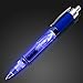 FlashingBlinkyLights Plastic Blue LED Pen with Blue Barrel