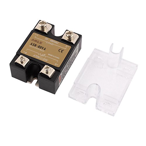Uxcell Ash-80Va 470Kohm 2W To 24-480Vac 80A Single Phase Solid State Relay #TOP1