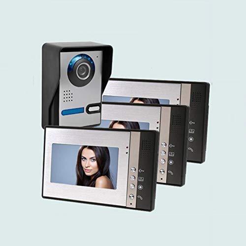 Video Türsprechanlage Mit 1 Draht Videogegensprechanlage 7 Zoll Farb Monitor Und HD Kamera Video-TüRklingel Leicht An Jeder OberfläChe Zu