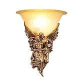 ★ Kreativ Engel Form, Klassisch Vintage Glas Lampenschirm Nicht nur Beleuchtung, sondern auch Dekoration für Ihr Haus